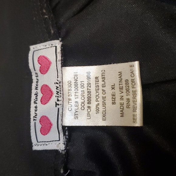 Women’s Zebra Print Three Pink Hearts Shirt 🖤 Size XL - Picture 7 of 9